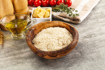 Indian cuisine - raw basmati rice