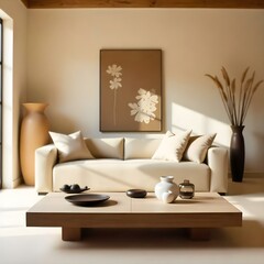 High quality modern living room interior design.