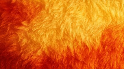 Abstract Orange and Yellow Fur Texture Background