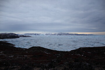 Ilulissat, Greenland, is about to enter a cold winter