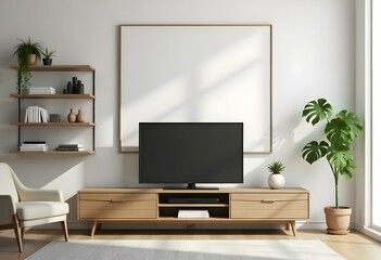 High quality modern living room interior design.