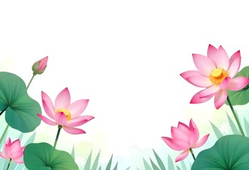 Fototapeta premium Some pictures of lotus flowers.