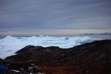 Ilulissat, Greenland, is about to enter a cold winter