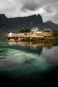 The Norwegian village in the lofoten