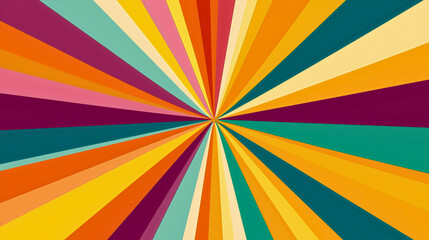 Bright abstract light design, radiant sunburst beam pattern illustration, colorful geometric energy background wallpaper, glowing modern texture, luminous artistic rays