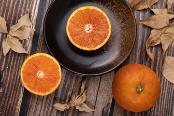 Fresh Sichuan blood orange