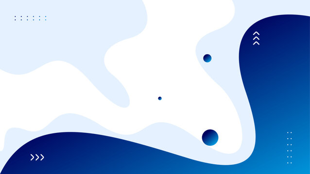 blue fluid wave abstract background