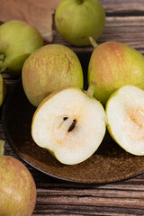 Fresh Korla pear in Xinjiang