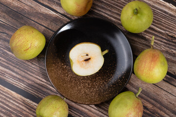 Fresh Korla pear in Xinjiang