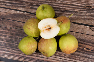 Fresh Korla pear in Xinjiang