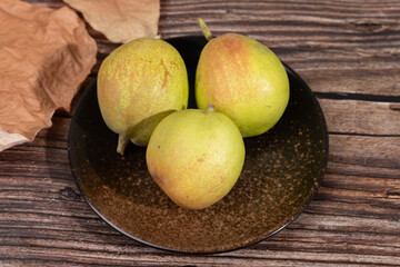 Fresh Korla pear in Xinjiang