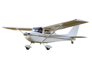 a white plane in the air