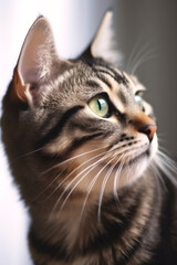 Fototapeta premium fluffy cute cat Generative AI