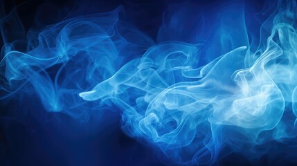 flames blue smoke