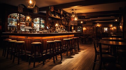 cozy bar beer