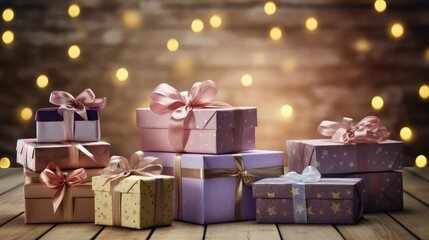 sizes gift box background