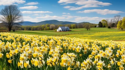 Fototapeta premium bloomg virginia in spring