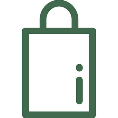 Packaging icons featuring bags and containers, designed for clear identification and use in various applications