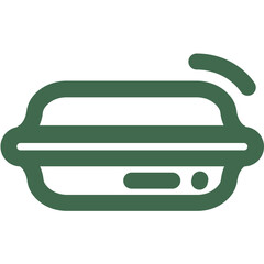 Fototapeta premium Icons representing various types of packaging and bags for food storage used in culinary environments