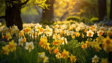 Obraz premium blooms spring wildflowers
