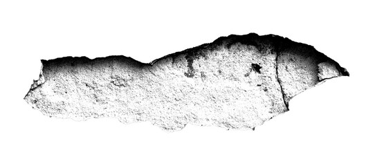 Hole concrete wall isolated transparent background png macro