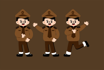 Illustration Kids Cute Wear Costume Profession