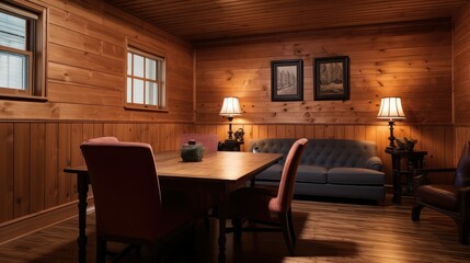 Fototapeta premium walls cabin texture