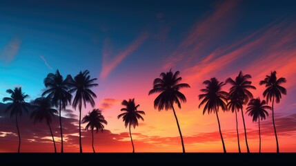 vibrant blue and red gradient