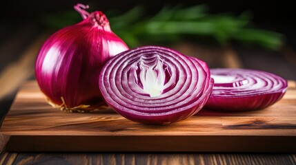 layers red onion