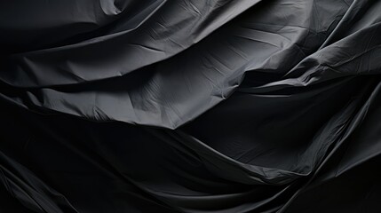 Fototapeta premium shadow crinkled black paper
