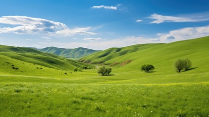 hills green outdoors