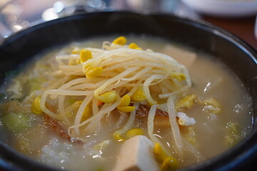 Dried pollack hangover soup is the classic hangover food in Korea