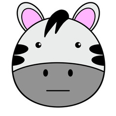 Zebra head