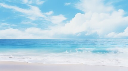 Obraz premium ocean light blue