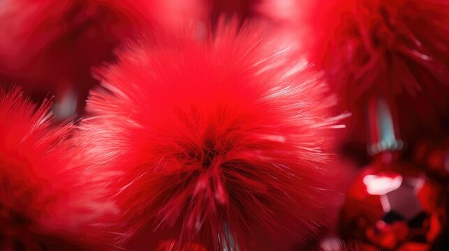 vibrant cheerleader red