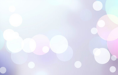 Frosty lavender bokeh effect with soft, cool light orbs in shades of lavender