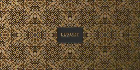 luxury dark seamless pattern background © Zein Republic Studio