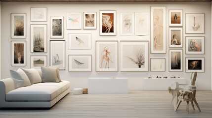 gallery white art frame