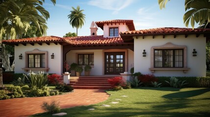 porch spanish style house