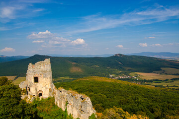 Medieval castle of Gymes in Slovakia