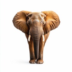 Fototapeta premium Elephant on White Background