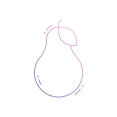 Pear vector icon