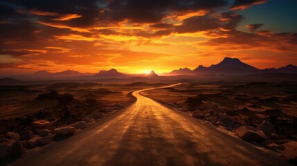 Naklejka premium fulfillment road of life