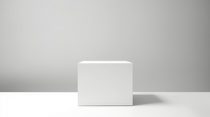 minimalist ballot box silhouette