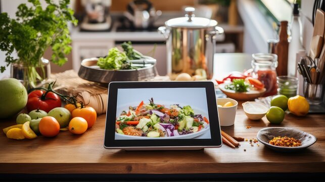 kitchen white ipad