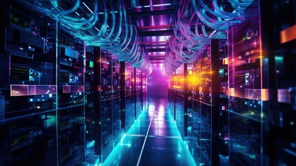 server data center abstract