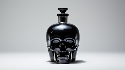 skull poison bottle