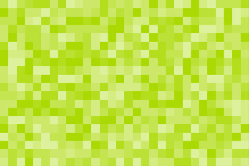 黄緑のモザイク背景素材