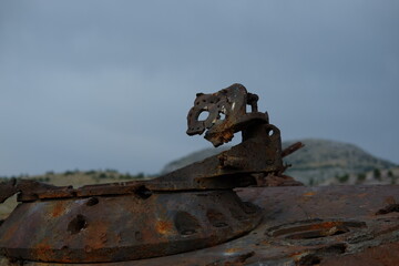 old abandoned tank