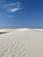 footsteps on sand dunes